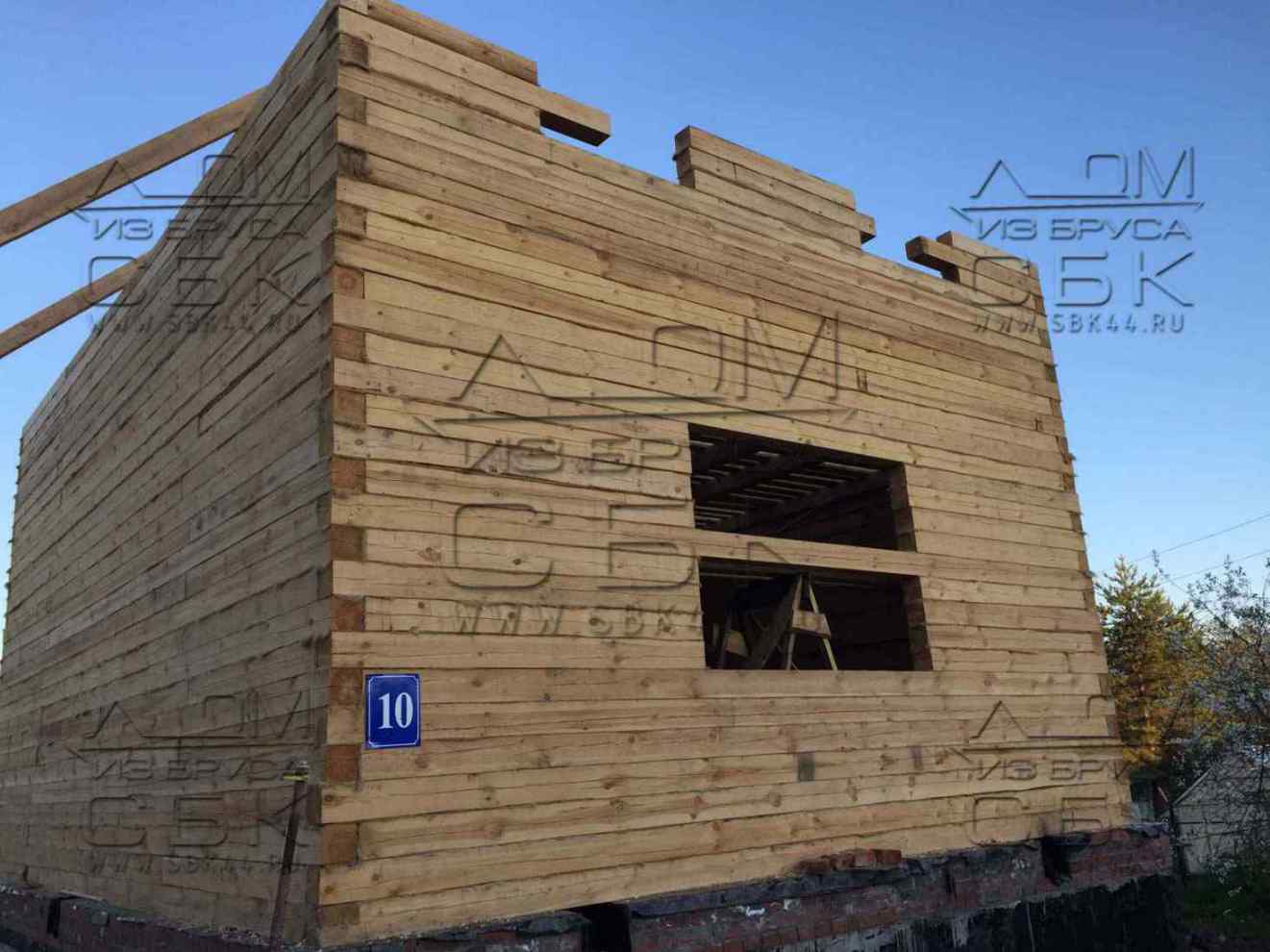 дом из строганого бруса 6 на 8 Кострома 3