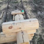 Дом из оцилиндрованного бревна 24 диаметра (Кадый)