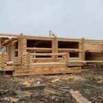Дом из оцилиндрованного бревна 24 диаметра (Поселок «Первый»)