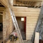 Дом из оцилиндрованного бревна 24 диаметра (Раслово)