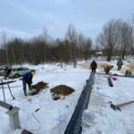 Дом из оцилиндрованного бревна 24 диаметра (Раслово)
