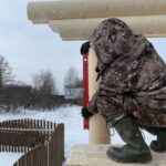 Дом из оцилиндрованного бревна 24 диаметра (Раслово)