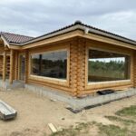 Беседка из оцилиндрованного бревна 20 (Кострома)