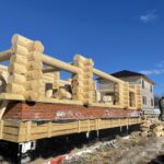 Дом из оцилиндрованного бревна 28 диаметра (Кострома)