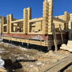 Дом из оцилиндрованного бревна 28 диаметра (Кострома)