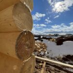Дом из оцилиндрованного бревна 28 диаметра (Кострома)