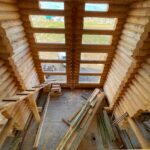 Дом из оцилиндрованного бревна 28 диаметра (Кострома)