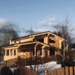 Дом из оцилиндрованного бревна 24 диаметра (Раслово)