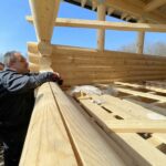 Дом из оцилиндрованного бревна 24 диаметра (Раслово)