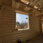 Дом из оцилиндрованного бревна 24 диаметра (Раслово)