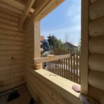 Дом из оцилиндрованного бревна 24 диаметра (Раслово)