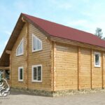 Проект дома 1.5 этажного дома из бруса в чашу 10 на 10.5 Фурманов