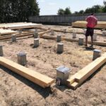 Дом из оцилиндрованного бревна 24 диаметра (Кадый)